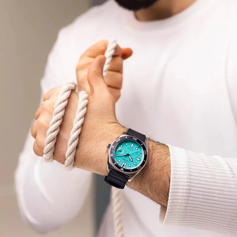 Citizen Eco-Drive Turquoise Tiffany Blue Dial Men's Watch- AW1760-14X